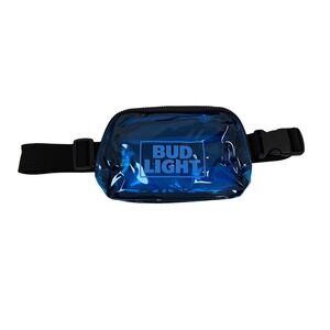 Bud Light Blue "See-Thru" Fanny Pack, Belt Bag
